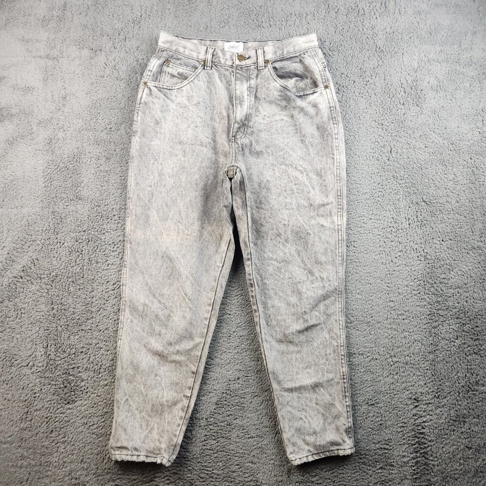 Vintage 80's High Waisted Tapered Leg Mom Chic Jeans Women's 14P Cotton USA Made